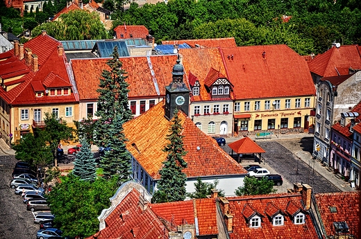 Dachy Reszla - widok z kocielnej wiey