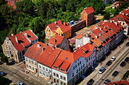 Dachy Reszla - widok z kocielnej wiey