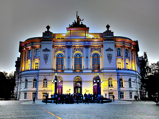 Warszawa. Gmach Gwny Politechniki Warszawskiej.