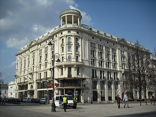 Warszawa. Hotel Bristol przy ul. Krakowskie Przedmiecie.