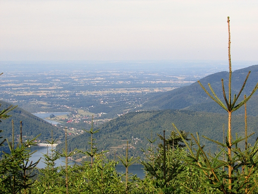 Zapora w Porbce i jezioro Czanieckie