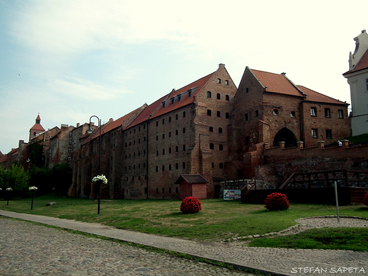 panorama Grudzidza - widok na spichrza