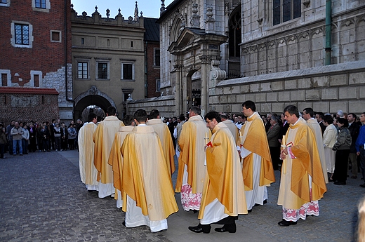 Liturgia ognia Katedra na Wawelu. Krakw