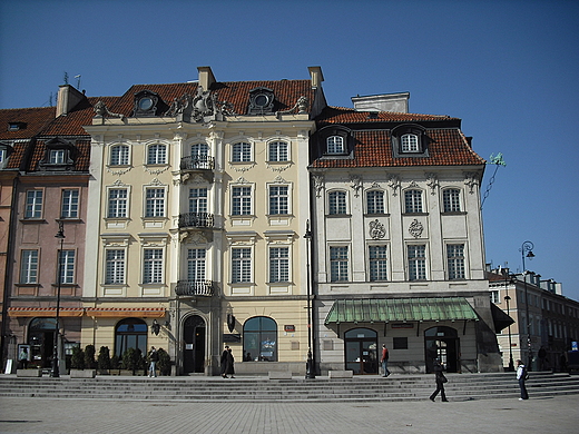 Warszawa. Kamienice przy ul. Krakowskie Przedmiecie