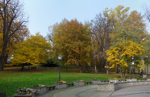 Cieszyn. Jesie na Wzgrzu Zamkowym.