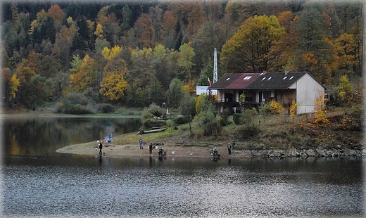 Jesień nad jeziorem Lubachowskim