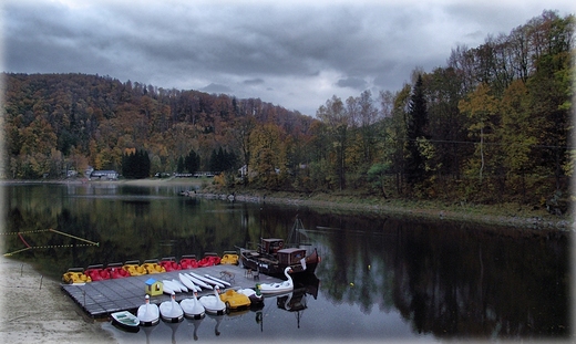Jesień nad jeziorem Lubachowskim