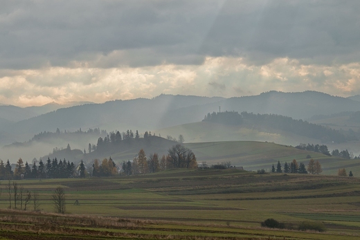 Pieniny, widok z drogi Kronica - Sromowce Nine