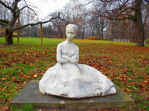 Warszawa. W Parku Krlikarnia.