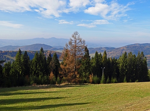 Panorama z grnej stacji Wycigu A