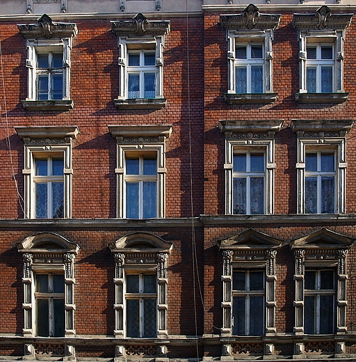 Katowice - elewacja kamienicy