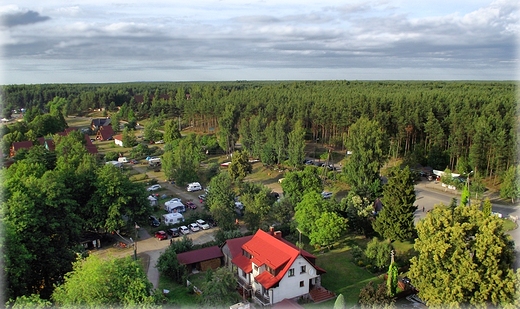 Widoki z wiey widokowej we Wdzydzach Kiszewskich