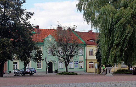 Koniecpol. Fragment miasteczka.