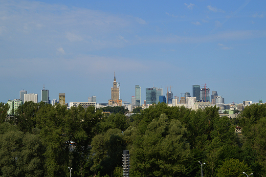 Warszawa - Widok z Narodowego