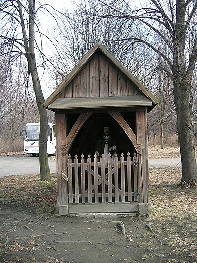 Chorzw. Skansen-kapliczka z Dbowej Gry (szlak Nepomucena)