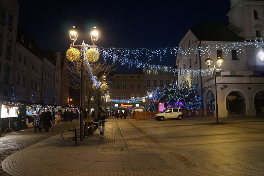 witeczny rynek. Gliwice