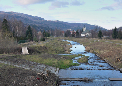 Brenna. Widok na Brennic w Boe Narodzenie 2015r.