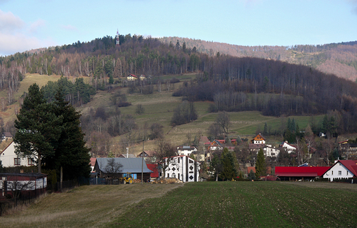 Brenna. Widok na Beskid lski.