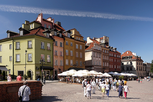 Warszawa. Fragment Placu Zamkowego.