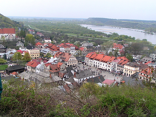 Rynek z Gry Trzech Krzyy. Kazimierz Dolny