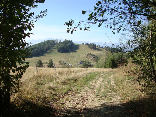 Przecz Snozka i widok na Tatry