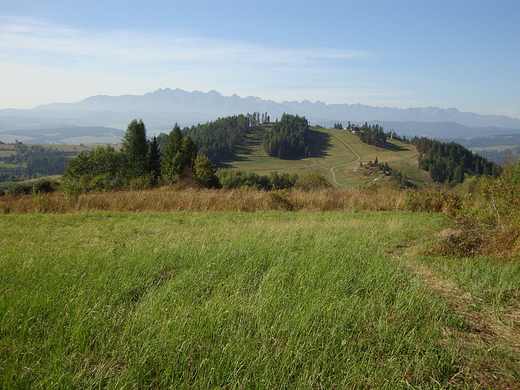 Tatry w oddali...