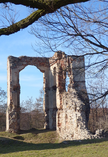 Bodzentyn, zamek.