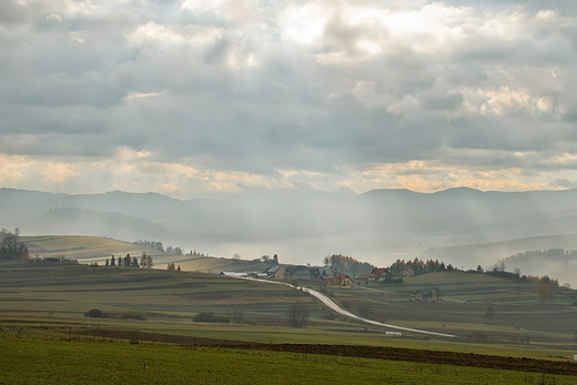 Pieniny - widok w kierunkuSromowcw Wynych