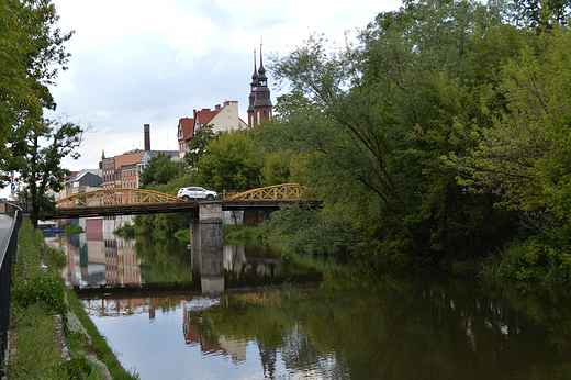 Opole - Most zamkowy nad  kanaem Mynwka