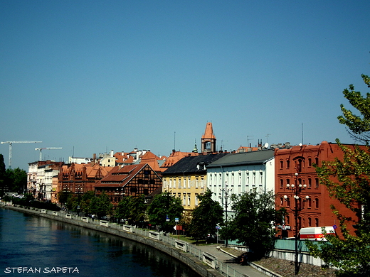 Bydgoszcz - nabrzee rzeki Brdy