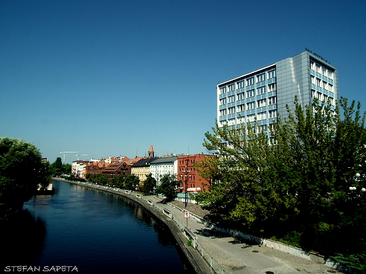 Bydgoszcz - nabrzee rzeki Brdy