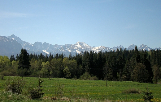 Tatry z okolic Jurgow.