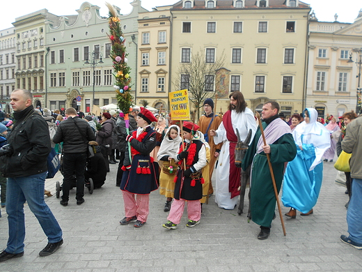 Niedziela Palmowa na krakowskim rynku