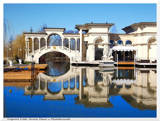 Michaowice. Fragment hotelu Venecia Palace