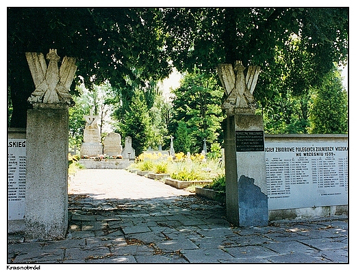 Krasnobrd - cmentarz z mogiami onierzy wrzenia 1939 r.