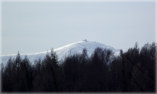 Karkonosze widziane ze stacji Pilchowice Zapora