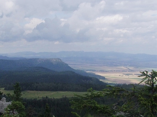 Widok ze Szczelica Wielkiego
