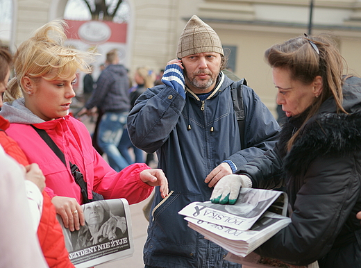 11 kwietnia na Krakowskim Przedmieciu