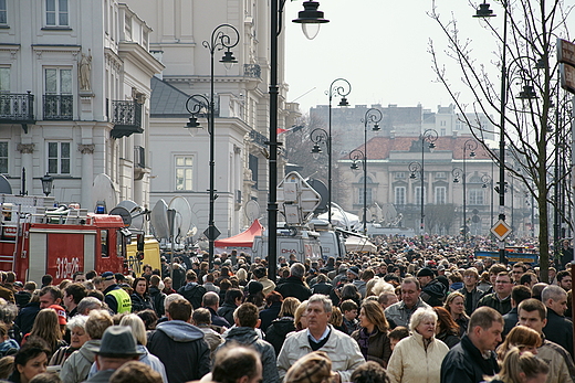 11 kwietnia na Krakowskim Przedmieciu