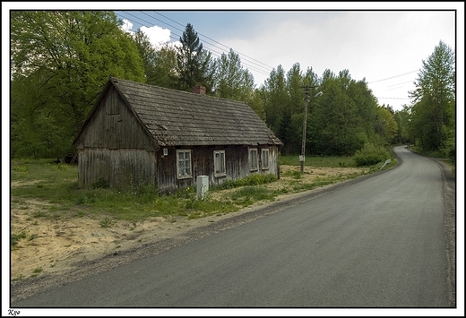 Kije - stara drewniana chaupa