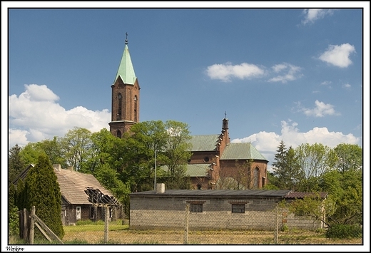 Wojkw -  neogotycki koci Niepokalanego Poczcia NMP wybudowany w latach 1904 1908.