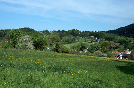 Kalwaria Zebrzydowska. Widok z Drek.