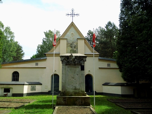 Kaplica na polu jednej z bitew wojny polsko-bolszewickiej