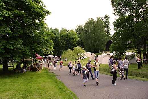 Skansen w Chorzowie. Zjazd Rycerstwa Chrzecijaskiego.