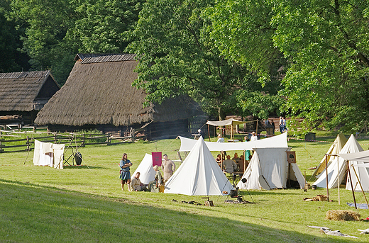 Skansen w Chorzowie. Zjazd Rycerstwa Chrzecijaskiego.