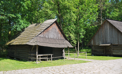 Pszczyna. Skansen: Zagroda wsi pszczyskiej.