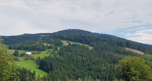 Wisa. Widok z Zamku Prezydenta na Beskid lski.