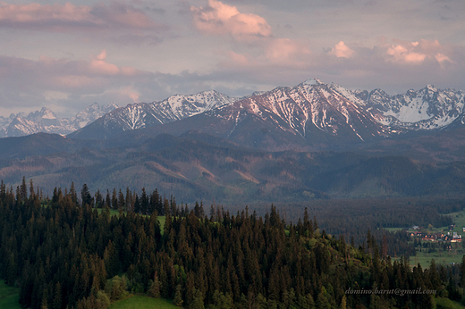 zmierzch nad Tatrami