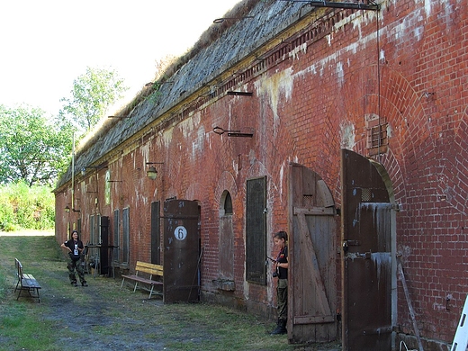 Fot XIV - jedyny otoczony mokr fos