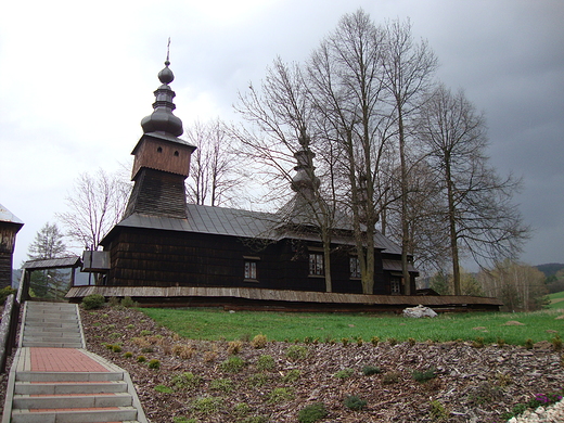 Cerkiew filialna,greckokatolicka w.ukasza Ewangelisty.Zbudowana w I po.XIX w.